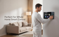 Panneau mural intelligent KNX pour maison connectée avec écran tactile IPS Android de 8 pouces, contrôle audio multi-pièces pour rideaux lumineux et climatisation