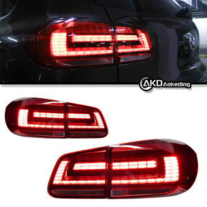 Feux arrière de style automobile pour <span class=keywords><strong>Tiguan</strong></span> 2012-2016, signal LED, frein, indicateur dynamique, signal DRL, accessoires automobiles - Product Image 3