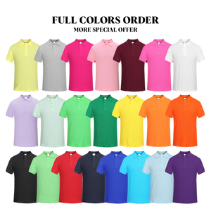 100% coton, polos bon marché pour hommes et femmes, vêtements de travail d'entreprise, personnels, logo imprimé/broderie - Product Image 3