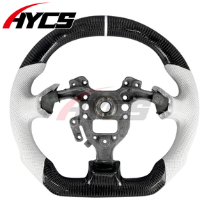 Volant de course personnalisé en fibre de carbone véritable pour Honda S2000 <span class=keywords><strong>CR</strong></span> Type S Acura Rsx Honda Civic Si, prend en charge l'affichage LED du régime moteur - Product Image 4