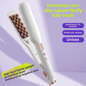 Rizador de Pelo Voluminizador Iónico de Cerámica Ondulador de Pelo Ondulado Tipo Maíz Herramienta de Peinado - Product Image 3