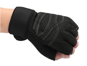 Gants de vélo mi-doigts printemps automne pour hommes et femmes Antidérapants Gants de sport à doigts courts pour la conduite - Product Image 3