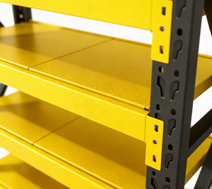 מדפי אחסון כבדים למחסנים, מדפי לונגספאנג סיטונאיים, מדפי אחסון רב-שכבתיים לבית ולמשרד, מדפי אחסון מתכווננים לאחסון מהיר - Product Image 3