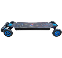 Planche à roulettes électrique Flipsky Top Speed, durable, en fibre de carbone, avec double FSESC 75100 et batterie 14S.