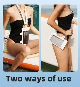 PVC écran tactile sangle réglable pochette <span class=keywords><strong>de</strong></span> téléphone étanche protecteur sous-marin étui à bandoulière natation plongée <span class=keywords><strong>sac</strong></span> <span class=keywords><strong>de</strong></span> téléphone - Product Image 2