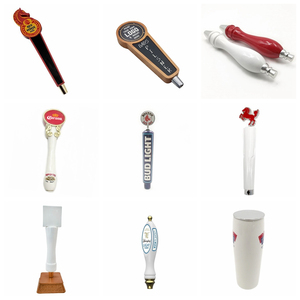 ビールタワーディスペンサー木製タップハンドル卸売カスタムロゴ樹脂ビールプルハンドル - Product Image 6
