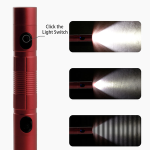 Allume-cigare électrique à arc et lampe torche <span class=keywords><strong>LED</strong></span> rechargeable par USB, en aluminium, sans flamme, coupe-vent, porte-clés EDC pour le camping en plein air - Product Image 2