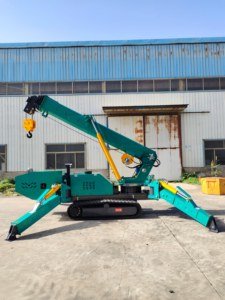 Máy móc xây dựng cẩu thiết bị 5T Spider Crawler Crane xoay đầy đủ ngắn gọn và hẹp DIESEL thủy lực Spider Crane - Product Image 6