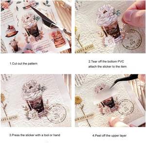 Pegatinas Personalizadas al por Mayor, Impresas con UV, Impermeables, Ecológicas, para Diseño, Manualidades, Calcomanías para Cuadernos, Regalo Promocional de Alta Calidad - Product Image 3