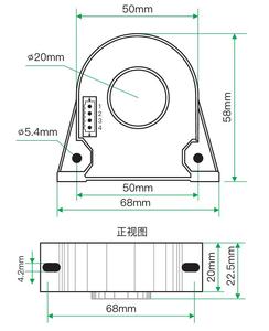 Sensor de Corriente de Equilibrio Magnético Estable de Alta Precisión Serie Sitd para Monitoreo de Energía UPS - Product Image 2