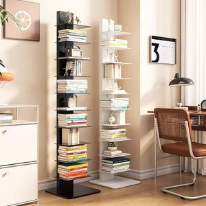 Estantería de torre de almacenamiento alta moderna, estantería de columna <span class=keywords><strong>vertical</strong></span> para uso en hoteles, estante de almacenamiento de exhibición y gabinete de libros - Product Image 3