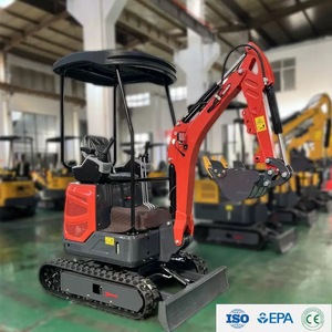 Escavatore Compatto Rosso Durevole con Rotazione a 360° °   Rotazione per Uso Industriale in Escavatori Compatti - Product Image 4