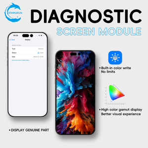 STAROZON ผู้ผลิตจอแสดงผล OLED LTPS สำหรับโทรศัพท์ <span class=keywords><strong>iPhone</strong></span> <span class=keywords><strong>16</strong></span> Plus <span class=keywords><strong>Pro</strong></span> Max หน้าจอความสว่างสูง ครอบคลุมสีได้หลากหลาย - Product Image 5