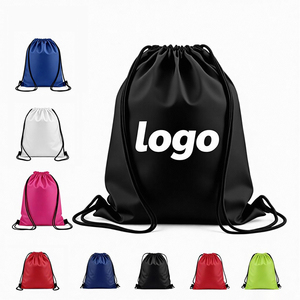 Sac à dos de sport en polyester de haute qualité OEM Sac de sport Sac de sport étanche avec logo personnalisé Sacs à cordon promotionnels pour le fitness - Product Image 1