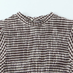 PB&ZA <span class=keywords><strong>Blusas</strong></span> de Mujer Primavera 2026, Nuevas <span class=keywords><strong>Blusas</strong></span> a Cuadros Pequeños con Diseño de Panal, Camisas Vintage de Manga Corta para Mujer, <span class=keywords><strong>Blusas</strong></span> Chic - Product Image 3