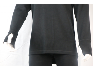 Bán Buôn Tùy Chỉnh Người Đàn Ông Của 250gsm <span class=keywords><strong>100</strong></span>% <span class=keywords><strong>Merino</strong></span> Len Hoạt Động Dài Tay Áo T-Shirt In Crew Cổ Lớp Cơ Sở - Product Image 5