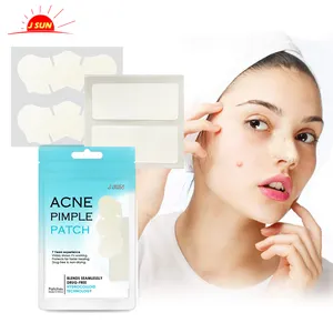 Adesivo de acne retangular plus, forma de nariz, espinha, adesivo de acne