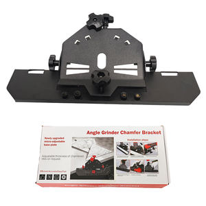 Accessoire <span class=keywords><strong>de</strong></span> chanfreinage pour <span class=keywords><strong>meuleuse</strong></span> d'angle, 45° °   Guide <span class=keywords><strong>de</strong></span> coupe avec protection coulissante pour un chanfreinage sécurisé - Product Image 2