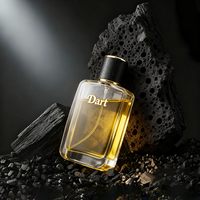 Flacons de parfum mats noirs de luxe 50 ml 100 ml avec bouchon en bois, couleur personnalisée, coffret cadeau haut de gamme et pochette de rangement en satin