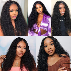 Importazione all'ingrosso 100% capelli umani parrucca con chiusura in pizzo capelli allineati spedizione veloce fornitore indiano - Product Image 2