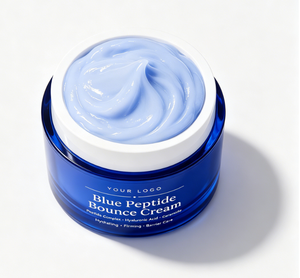 Crema Facial Hidratante Elástica con Péptidos Azules y Logotipo Personalizado, Repara la Barrera Cutánea, Antiarrugas, Venta al Por Mayor OEM - Product Image 6