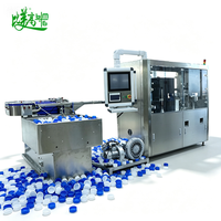 Machine d'inspection visuelle à gravure laser de codes QR uniques, alimentation automatique, détection et rejet des bouchons de bouteilles en plastique (lait, jus de noix de coco), un article