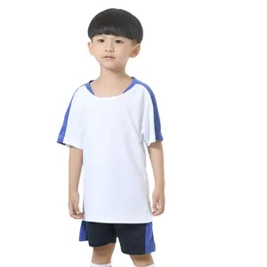 เสื้อกีฬาฟุตบอลมืออาชีพชุดทีมฟุตบอลชุดเสื้อเจอร์ซีย์สำหรับฝึกเด็ก