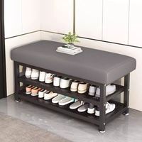 Puerta de Entrada, Sala de Estar Moderna y Sencilla, Sofá, Zapatero, Banco para Calzarse Zapatos Fácil de Usar, Puede Usarse para Sentarse