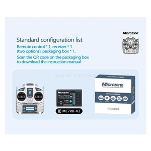 Microzone MC6C/6C Mini 2.4g 6ch Control Remoto Transmisor Receptor Sistema de Radio Rc Avión Dron Multirrotor Helicóptero Coche Barco - Product Image 6