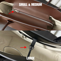 Grand sac fourre-tout en cuir véritable de luxe, élégant et de haute qualité, sac à main surdimensionné avec broderie, fermeture ouverte