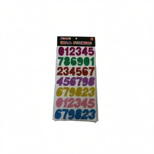 Foam Stickers Digital Numbers Colorful 12Pcs For Crafts And Decorations - Product Image 2