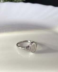 แหวนเงิน925สไตล์โกธิคที่ได้แรงบันดาลใจจากวินเทจของขวัญส่วนบุคคลที่ไม่เหมือนใครสำหรับเขา/เธอ - Product Image 4