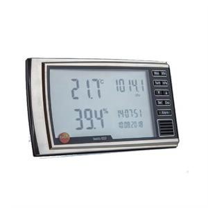 เครื่องวัดอุณหภูมิและความชื้นแบบดั้งเดิมของเยอรมนี Testo 622 สำหรับตรวจสอบอากาศรอบข้างเพื่อการใช้งานในห้องปฏิบัติการ หมายเลขสั่งซื้อ 0560 6220 - Product Image 1