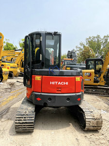 Mini-excavatrice sur chenilles Hitachi ZX50U d'occasion, 5 tonnes, moteur ISUZU d'origine japonaise, modèle 2024, excellent état, moteur principal - Product Image 4