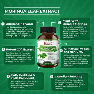 Extrait de Moringa Oleifera à haute puissance, superaliment pour la protection du système cardiovasculaire des hommes et des femmes - Product Image 3