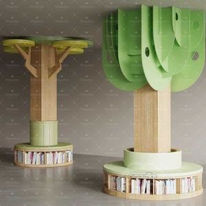 Envolturas Decorativas Personalizadas con Diseño de Árbol para Librerías, Muebles de <span class=keywords><strong>Biblioteca</strong></span>, Diseño de Librerías, Soluciones de Interiorismo para Escuelas - Product Image 4