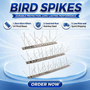 Púas Antipájaros de Alta Calidad de 50 cm con Base Resistente a los Rayos UV y Acero Inoxidable 201 304, Dispositivo de Control de Aves, Antipichones, Disuasor de Plagas para Exteriores - Product Image 1