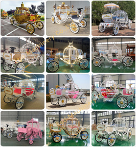 2026 European Carriage Wedding Sightseeing Cart <b>Pumpkin</b> Carriage Gorgeous Party <b>Decoration</b> Candy Carriage Special Transportation - Product Image 6
