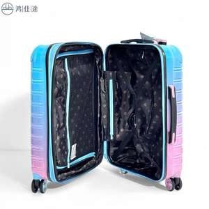 2025 חדש צבע טרולי טרולי על מזוודה סטים בחוץ מודרני תיק תיק מטען עבור אישה גברים ילדים בנות בנים - Product Image 5