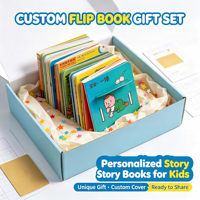 Service d'impression de livres d'histoires personnalisés à rabats, livre interactif pour enfants en couleur, livre d'histoires pour enfants avec rabats, conception personnalisée