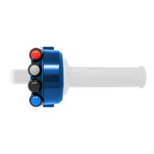 Cache de commande d'accélérateur avec interrupteur de guidon intégré pour BMW S 1000 RR (Racing) (Bleu) - Product Image 6