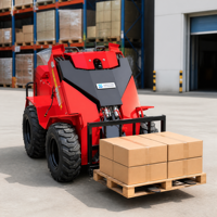 Chargeuse compacte sur chenilles S490 pour travaux de construction, déneigement, terrassement, aménagement paysager et défrichement de chantier