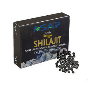 OEM Support immunitaire Vente en gros Pilules de shilajit naturelles pures de l'Himalaya Comprimés de shilajit - Product Image 1