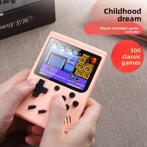 ของขวัญวันเกิดเด็ก X323-1 เครื่องเล่นเกมพกพาขนาดเล็ก 2.4 นิ้ว คอนโซลเกมย้อนยุคเล่นคนเดียว <span class=keywords><strong>500</strong></span> เกม กล่องเกม <span class=keywords><strong>Sup</strong></span> - Product Image 3