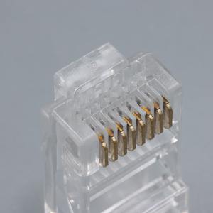 Rj45 Rj 45 Rg45 открытые проходные концы через Cat5 Cat5E <span class=keywords><strong>Cat</strong></span> 6 Cat6 Cat6A Cat7 8P8C проходной сетевой разъем Ethernet - Product Image 5