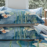 Ensemble de housse de couette en microfibre avec impression numérique personnalisée de motifs floraux, 4 pièces