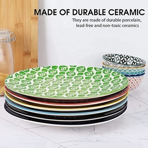 Assiette en porcelaine écologique au design classique, personnalisée sous glaçure, pour les fêtes - Product Image 4
