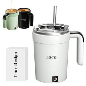 0728 Factory Supply <b>Coffee</b> Mixer Mix Cup 380ml 150mah Auto 30 Seconds Smart Stop Type C Rechargeable - Product Image 1