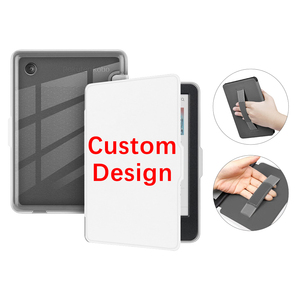 Op maat gemaakte sublimatie witte hoes voor Kobo Clara Bw & Libra Color 7/6 inch DIY gepersonaliseerde PU lederen smart <span class=keywords><strong>case</strong></span> met handriem - Product Image 2