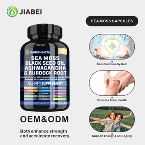 OEM kapsul rumput laut vitamin kompleks mineral imitas Booster suplemen Label pribadi pabrik grosir - Product Image 1